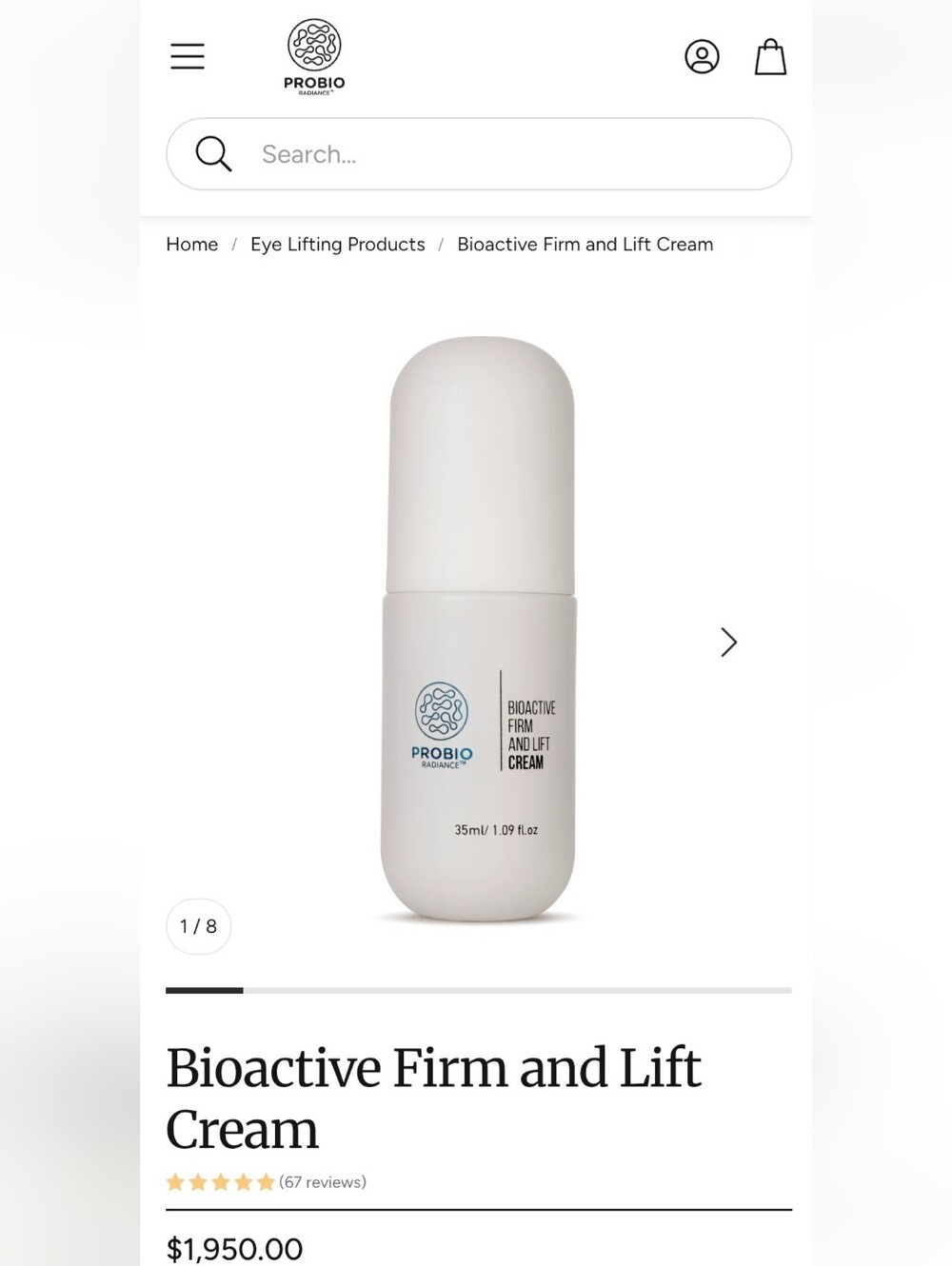 Bioactive Firm & Lift Cream — White